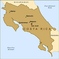 Costa Rica Map