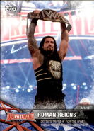 2017 WWE Road to WrestleMania Trading Cards (Topps) Roman Reigns (No.67)