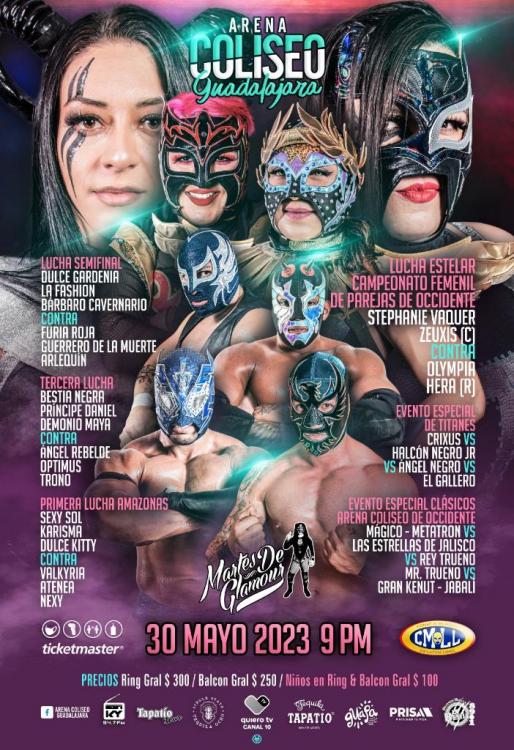 CMLL Martes De Glamour (May 30, 2023) Pro Wrestling Fandom