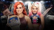 Becky Lynch (c) vs. Alexa Bliss for the WWE SmackDown Women's Championship