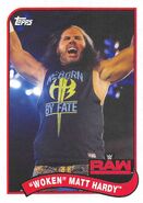 2018 WWE Heritage Wrestling Cards (Topps) Matt Hardy (No.49)