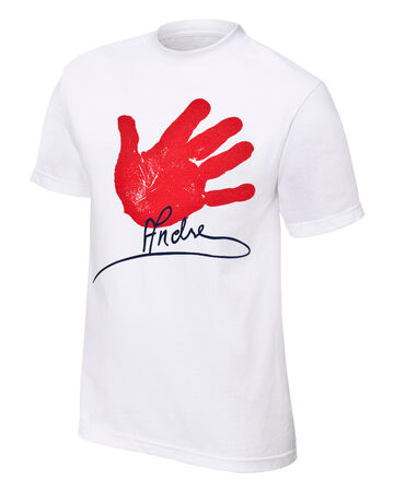 Andre The Giant Handprint T Shirt Pro Wrestling Fandom