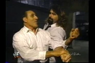 Dominic DeNucci trains Mick Foley