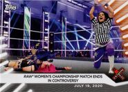 2021 WWE Women's Division Trading Cards (Topps) Raw Women's Championship (No.46)
