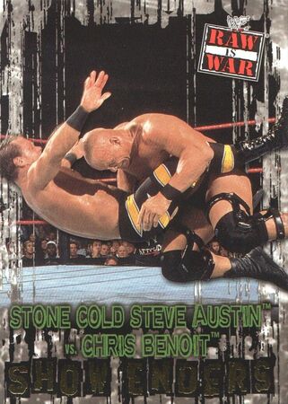 2001 WWF RAW Is War (Fleer) Stone Cold Steve Austin vs. Chris