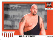 2008 WWE Heritage IV Trading Cards (Topps) Big Show 5
