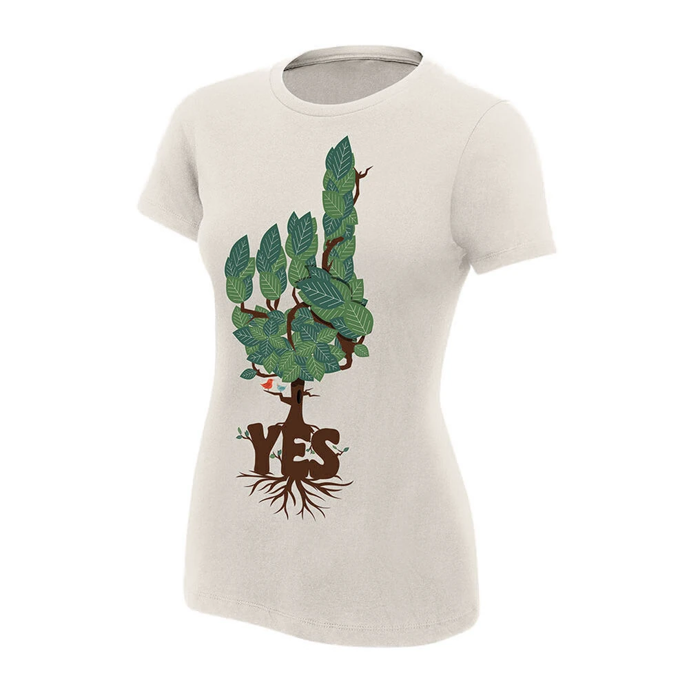 Daniel Bryan "YES Tree" Women's Authentic TShirt Pro Wrestling Fandom