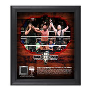 Eric Young NXT TakeOver San Antonio 15 x 17 Framed Plaque w Ring Canvas