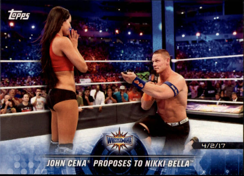 Bray Wyatt WWE Pro Wrestling Trading Card WWF Topps WrestleMania