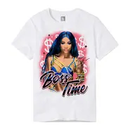 Sasha Banks Airbrush Graphic T-Shirt