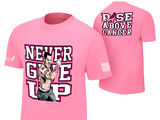 John Cena "Rise Above Cancer" Pink T-Shirt