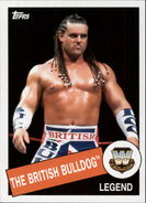 2015 WWE Heritage Wrestling Cards (Topps) The British Bulldog (No.7)