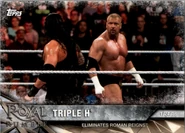 2017 WWE Road to WrestleMania Trading Cards (Topps) Triple H (No.14)