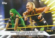 2021 WWE Women's Division Trading Cards (Topps) Rhea Ripley & Shotzi Blackheart (No.59)