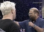 Arn Anderson confronting David Flair.