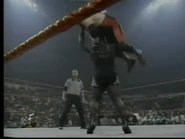 Mark Henry impressively Gorilla press slamming Vader