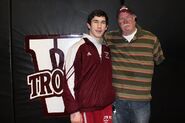 Rusty with Grandson (Morristown West Wrestler) Griffyn Broyles 2015