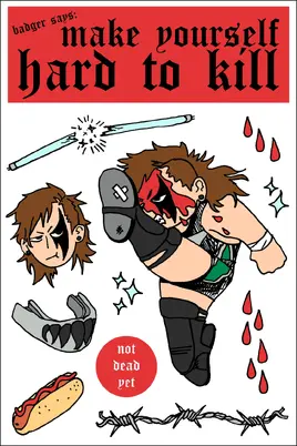 Badger Briggs - Sticker Sheet