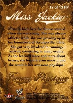 2004 WWE Divas 2005 (Fleer) (Femme Physique) Miss Jackie (No.12) | Pro