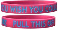 Dolph Ziggler "You Wish You Could" Rubber Bracelet