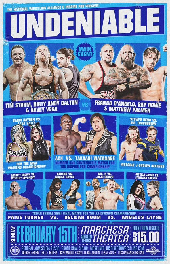 Inspire Pro Undeniable Pro Wrestling Fandom