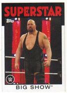 2016 WWE Heritage Wrestling Cards (Topps) Big Show (No.4)