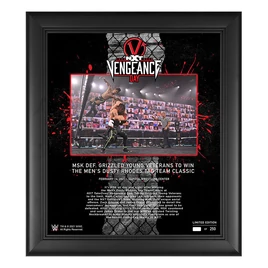 MSK NXT TakeOver Vengeance Day 15x17 Commemorative Plaque