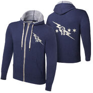 CM Punk Vintage Lightweight Full Zip Navy Sweatshirt