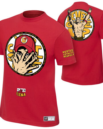 John Cena U Can T C Me Red T Shirt Pro Wrestling Fandom
