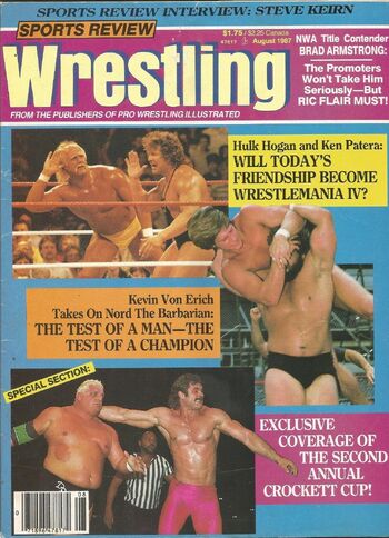 Sports Review Wrestling August 1987