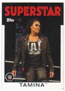 2016 WWE Heritage Wrestling Cards (Topps) Tamina (No.55)