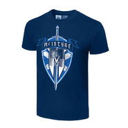 Drew McIntyre "Claymore Coat Of Arms" Authentic T-Shirt