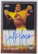 2015 Chrome WWE Wrestling Cards (Topps) Autograph Hulk Hogan (No.5)