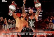 2018 WWE Road to WrestleMania Trading Cards (Topps) Luke Gallows & Karl Anderson (No.11)