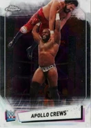 2021 WWE Chrome Trading Cards (Topps) Apollo Crews (No.48)