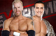 Christian v Alberto Del Rio in a Ladder match for the vacant World Heavyweight Championship