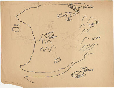 Prydain Map by Lloyd Alexander #5