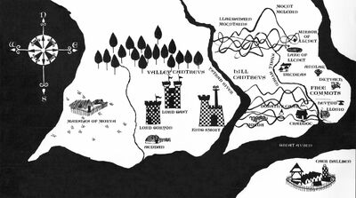 Taran Wanderer map by Evaline Ness