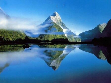 Mountain and Lake