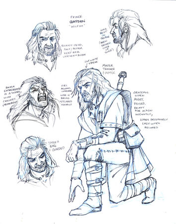 Gwydion model sheet by saeriellyn-d67po3o