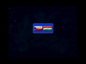 Menu wyboru języka po starcie gry (na czeskich i węgierskich komputerach gra od razu uruchamia się w odpowiednich językach)