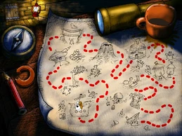 Inna mapa Wyspy (z czeskiej wersji )