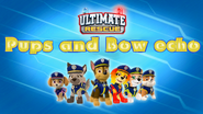 Ultimate Rescue Pups and Bow echo title card