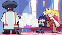 The bills that Panty has to pay.