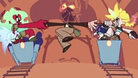 The Anarchy and Daemon sisters trying to obtain the stone.