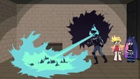 Impact Cop maiming the Internet Ghost and Mob Ghost.