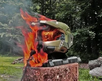 MCJUGGERNUGGETS HALO HELMET DESTRUCTION