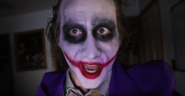 Jesse, as the Joker opens the video