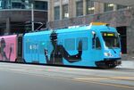 Wrap advertising light rail