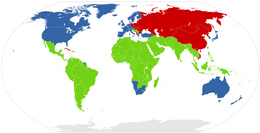 First second third worlds map